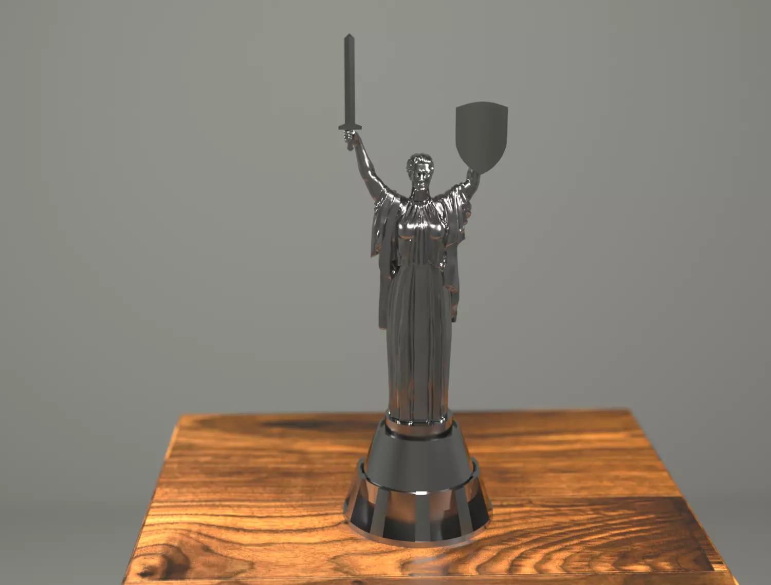 Kiev city motherland 3D print model_0