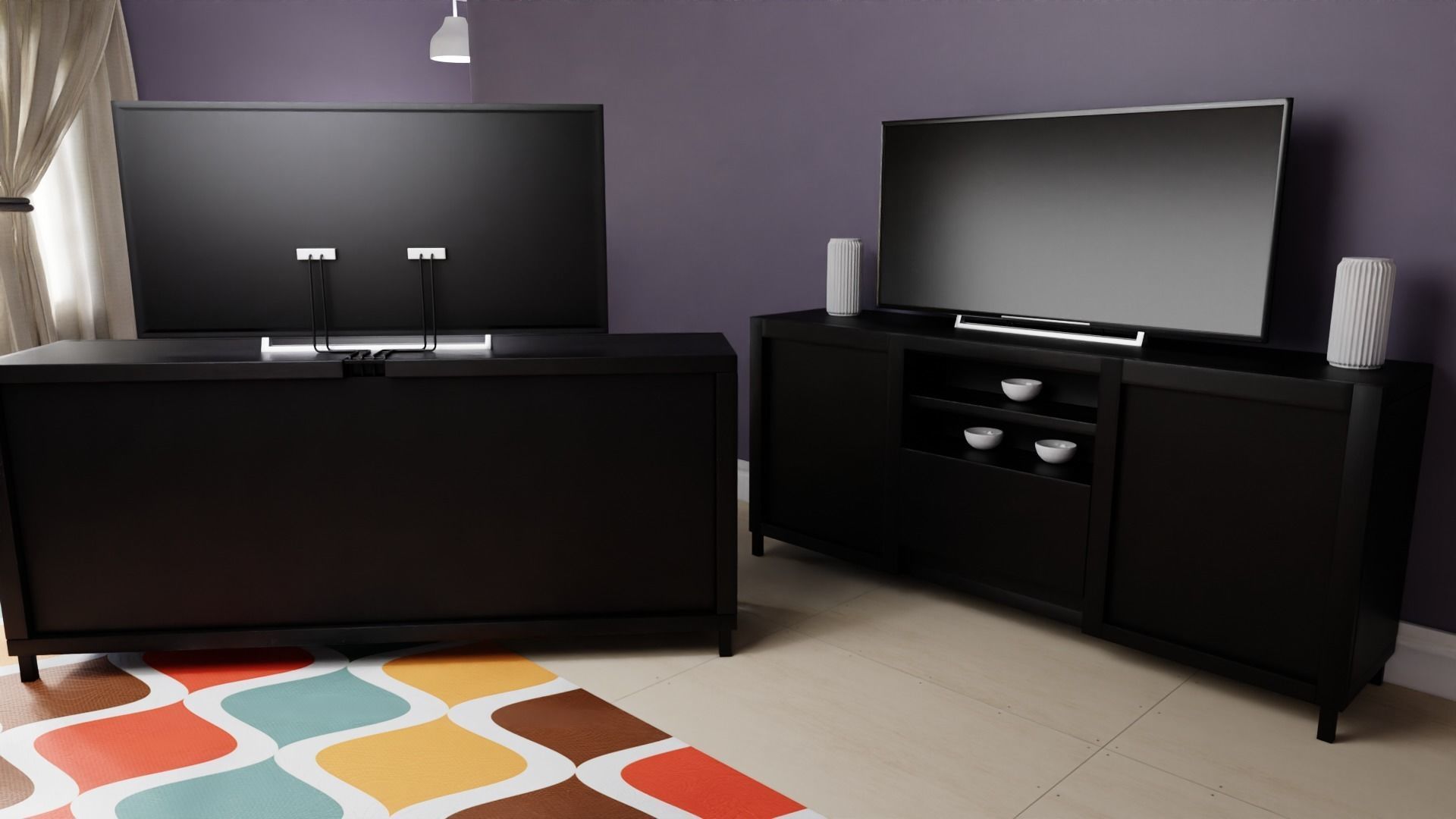 Complete Living Room 3D model_3