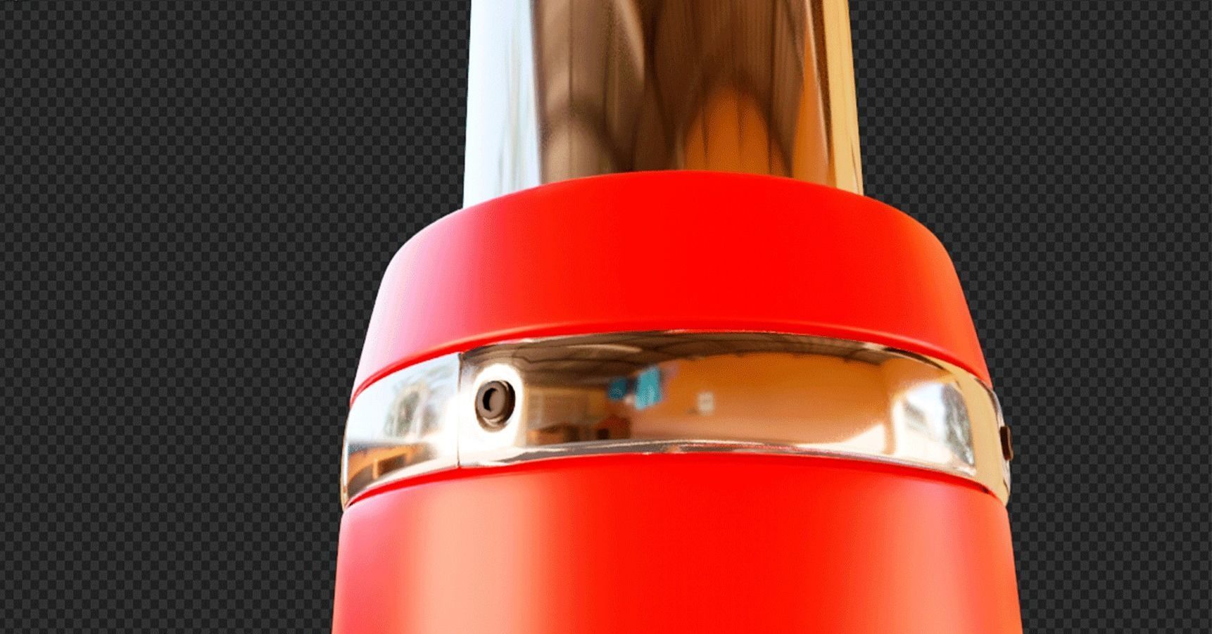 Bar stool retro 3D model_8