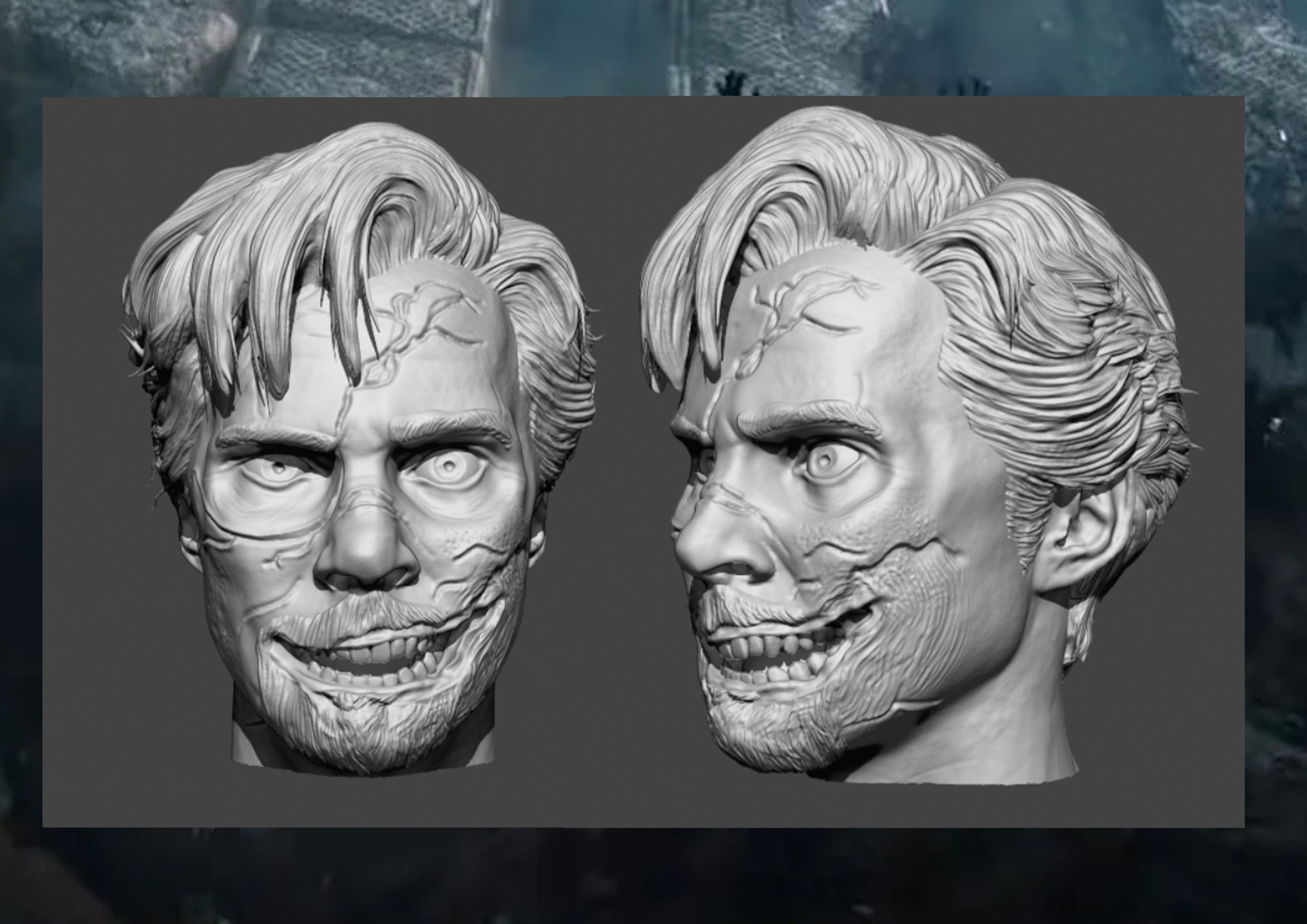 dr strange zombie 3D print model_1