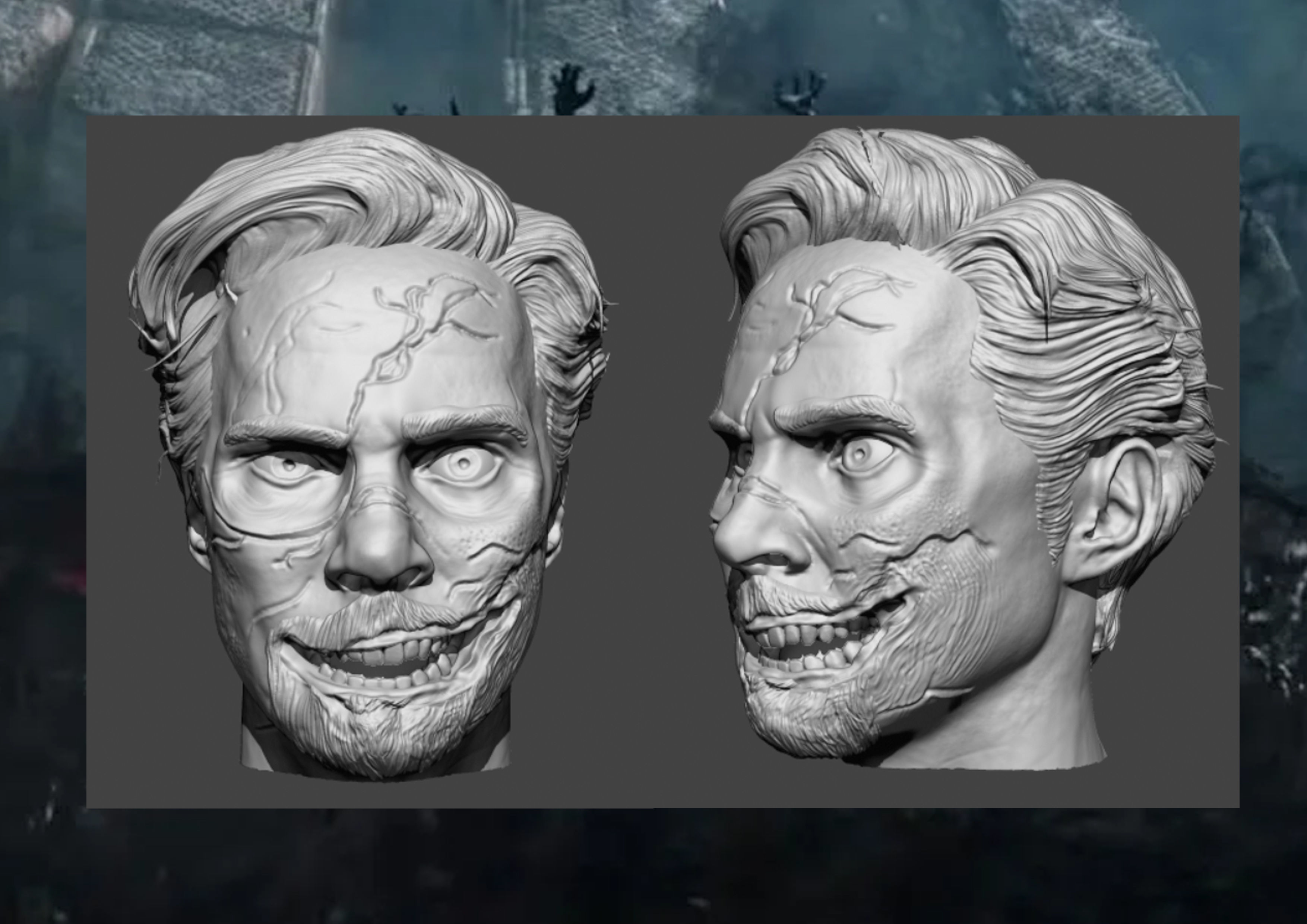 dr strange zombie 3D print model_2