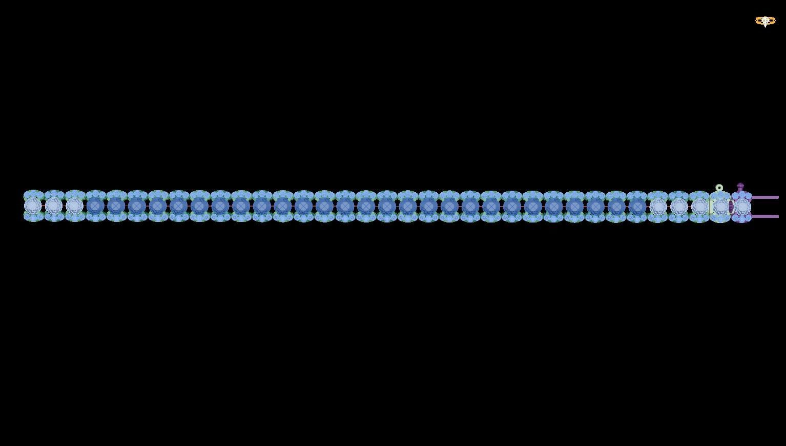 bracelet long piece of metal 3D print model_1