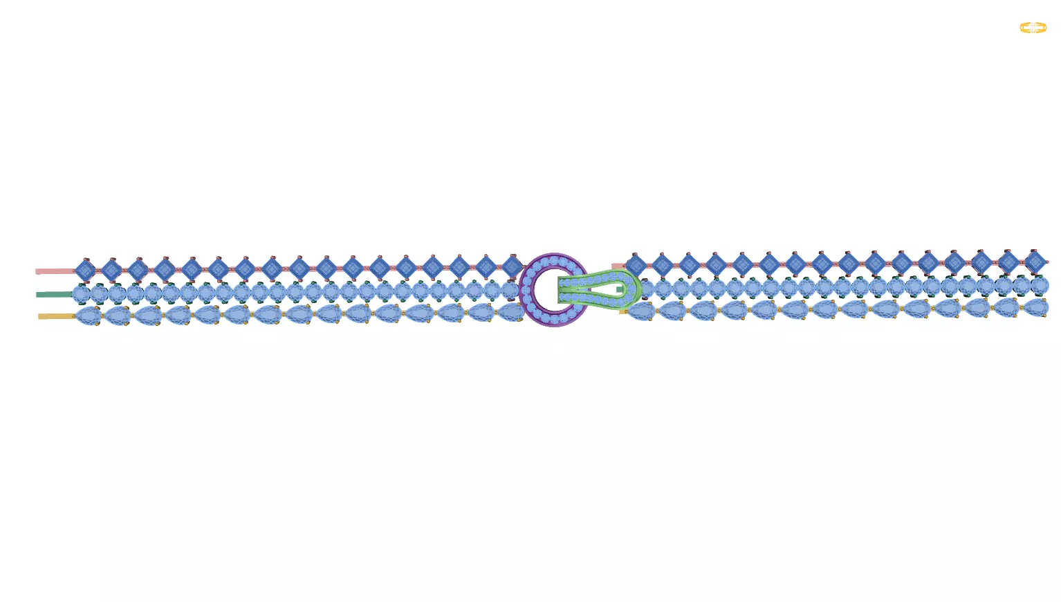 bracelet 3D print model_0