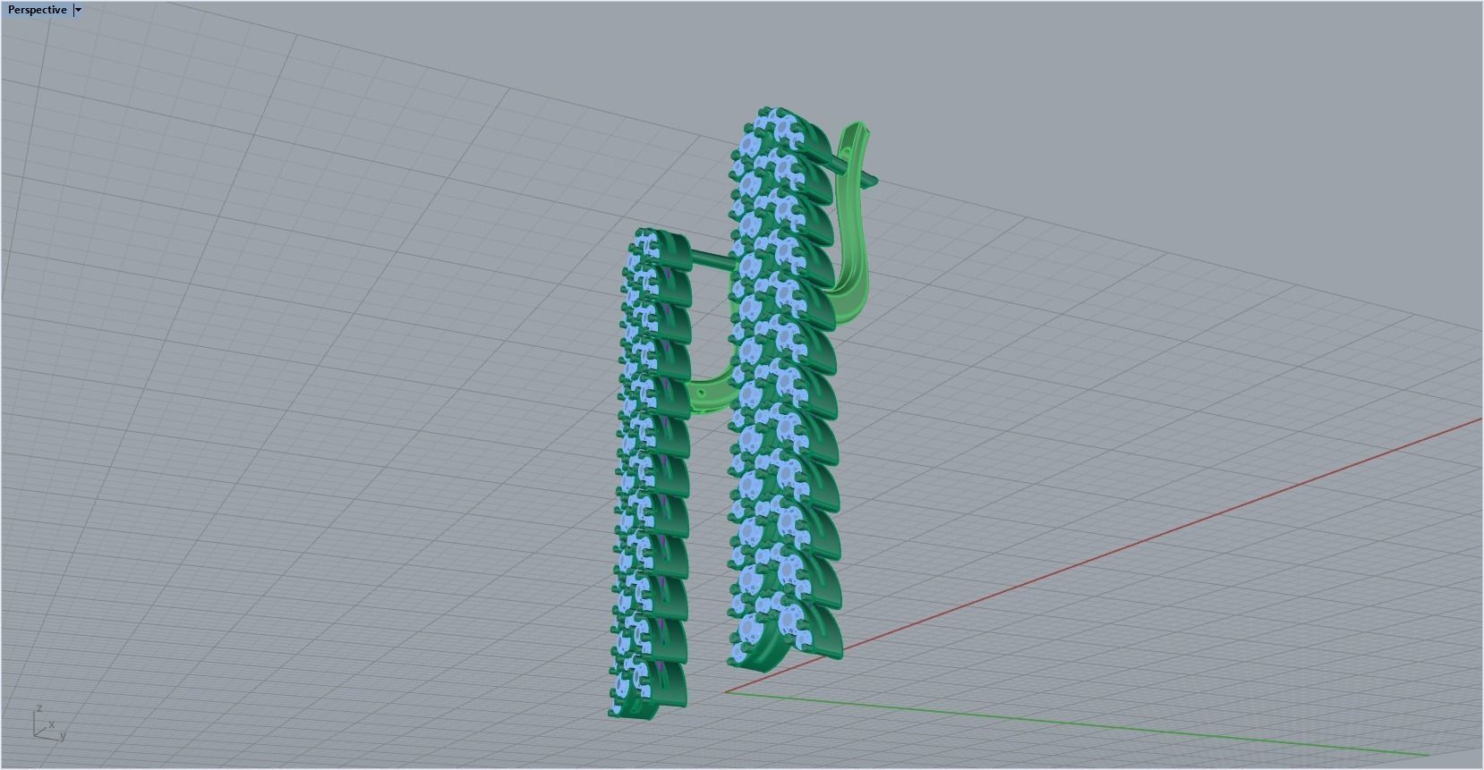 marquise earrings 3D print model_21