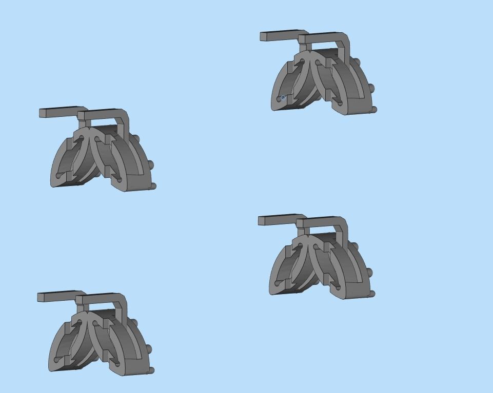 marquise earrings 3D print model_28