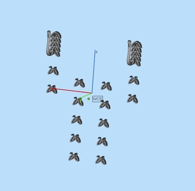 marquise earrings 3D print model_26