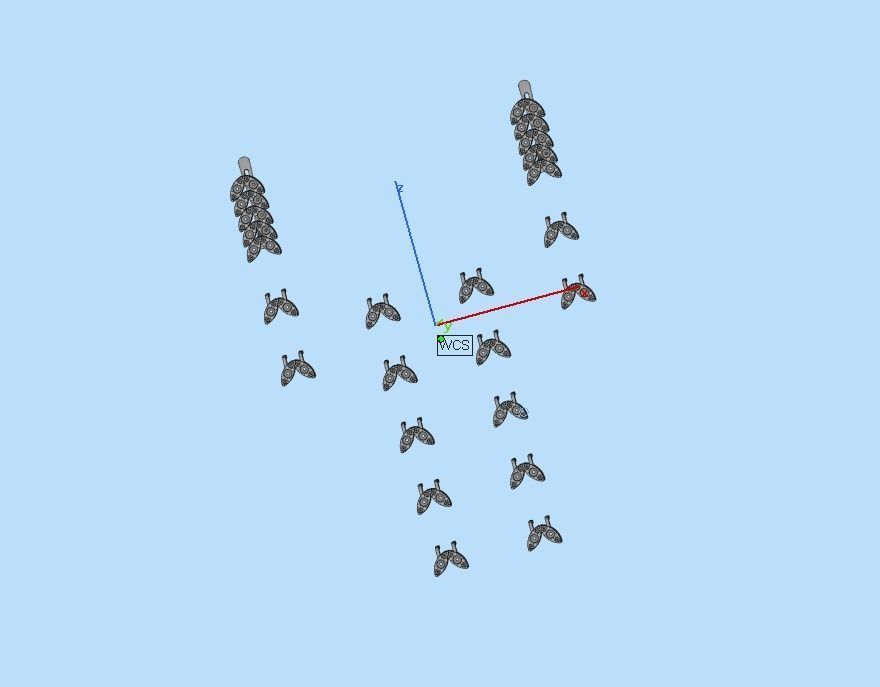 marquise earrings 3D print model_24