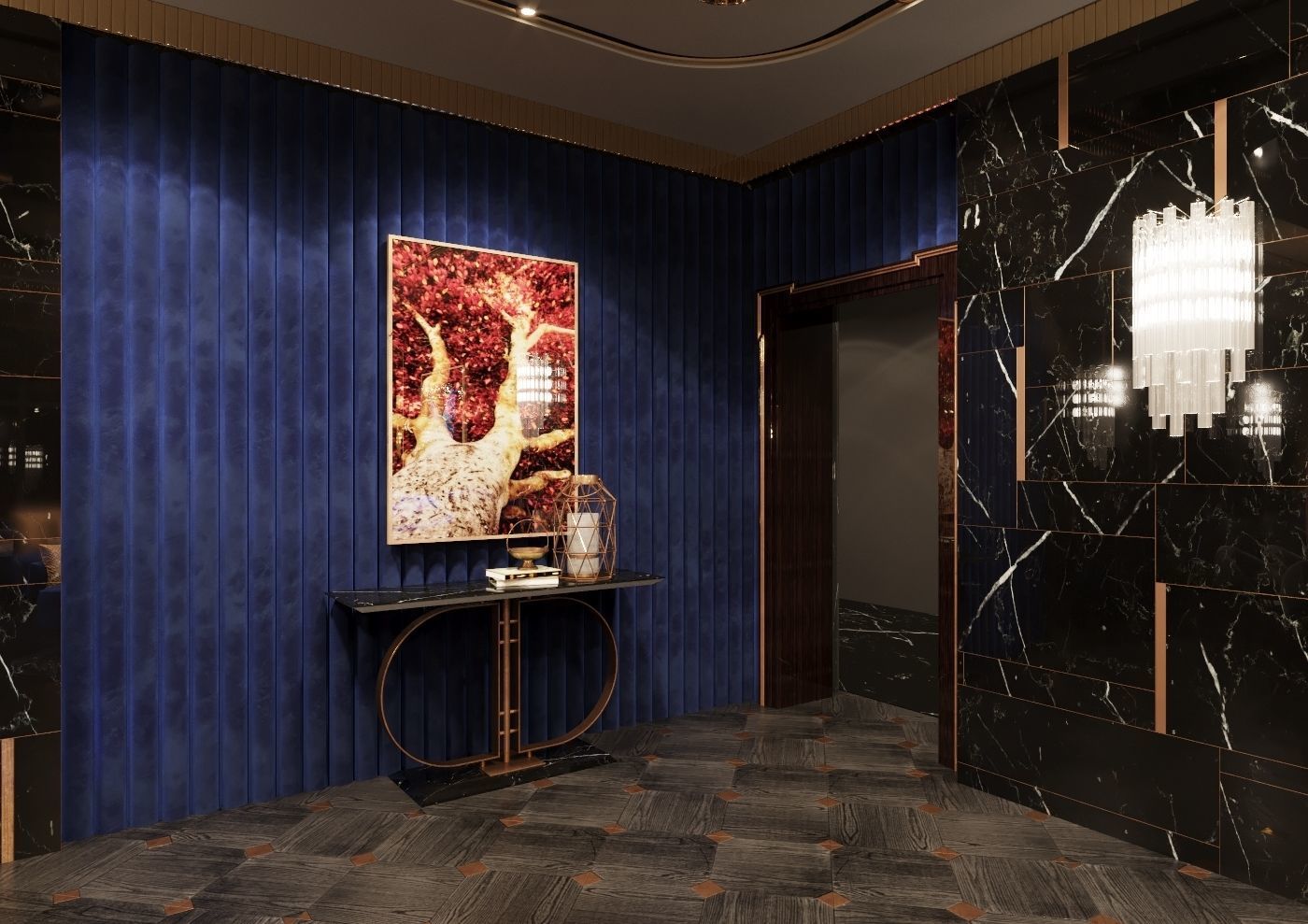 Interior Scene-5 for 3D Studio MAX and Corona Renderer 3D model 3D model_7