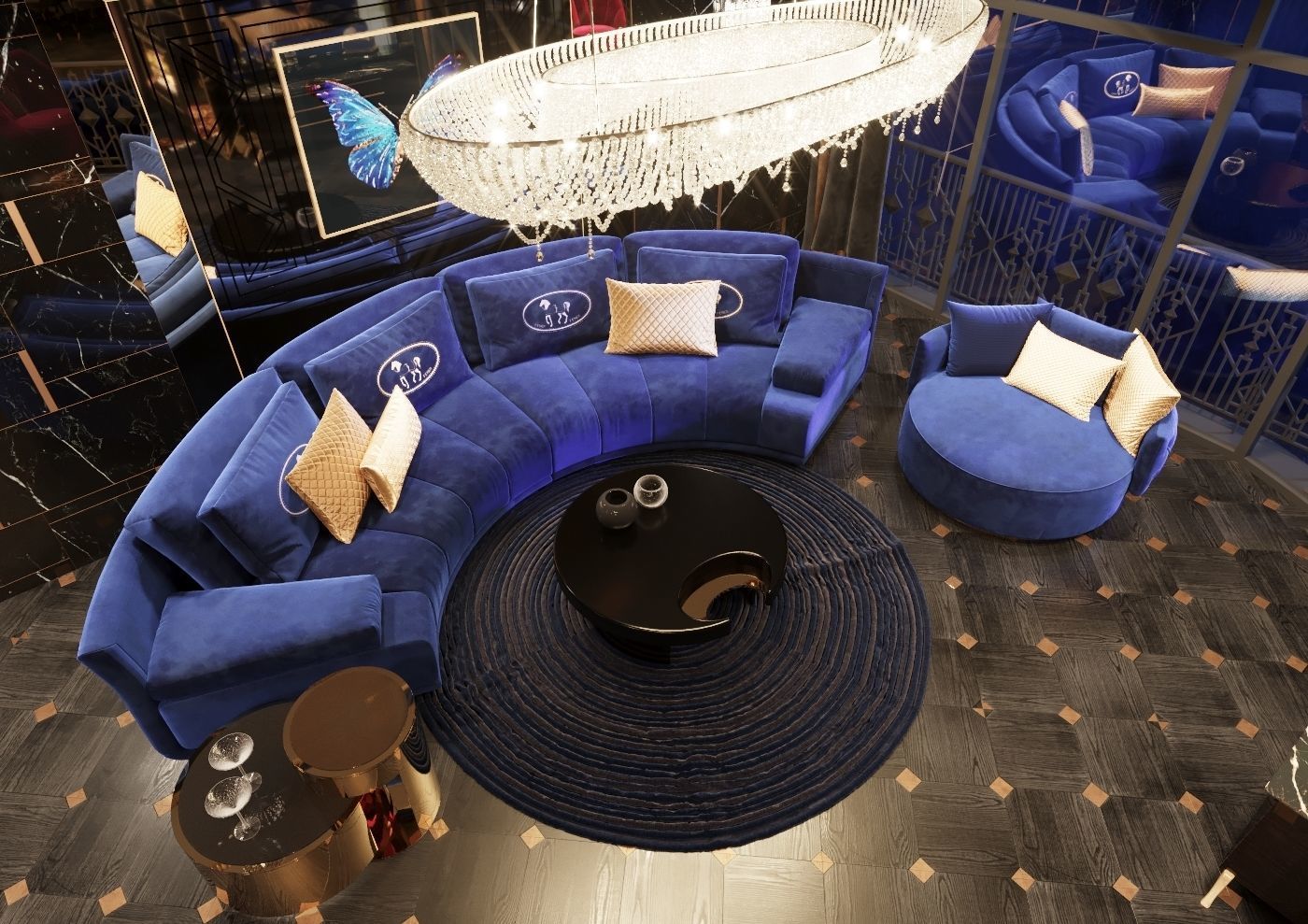 Interior Scene-5 for 3D Studio MAX and Corona Renderer 3D model 3D model_8