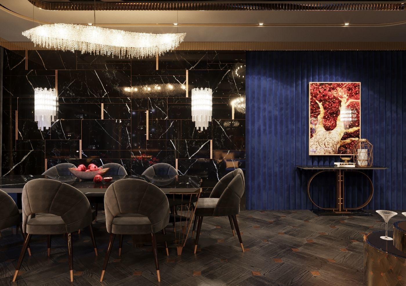 Interior Scene-5 for 3D Studio MAX and Corona Renderer 3D model 3D model_6