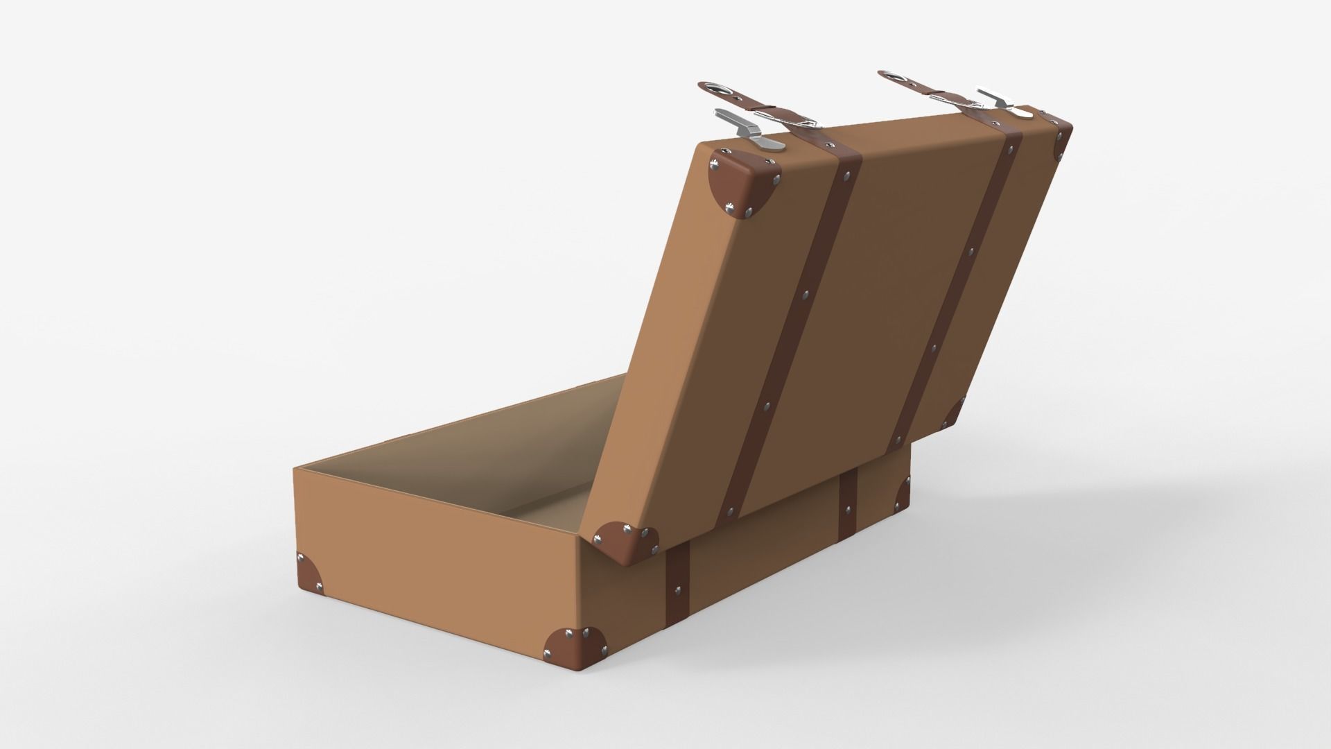 Vintage Suitcase 3D model_5