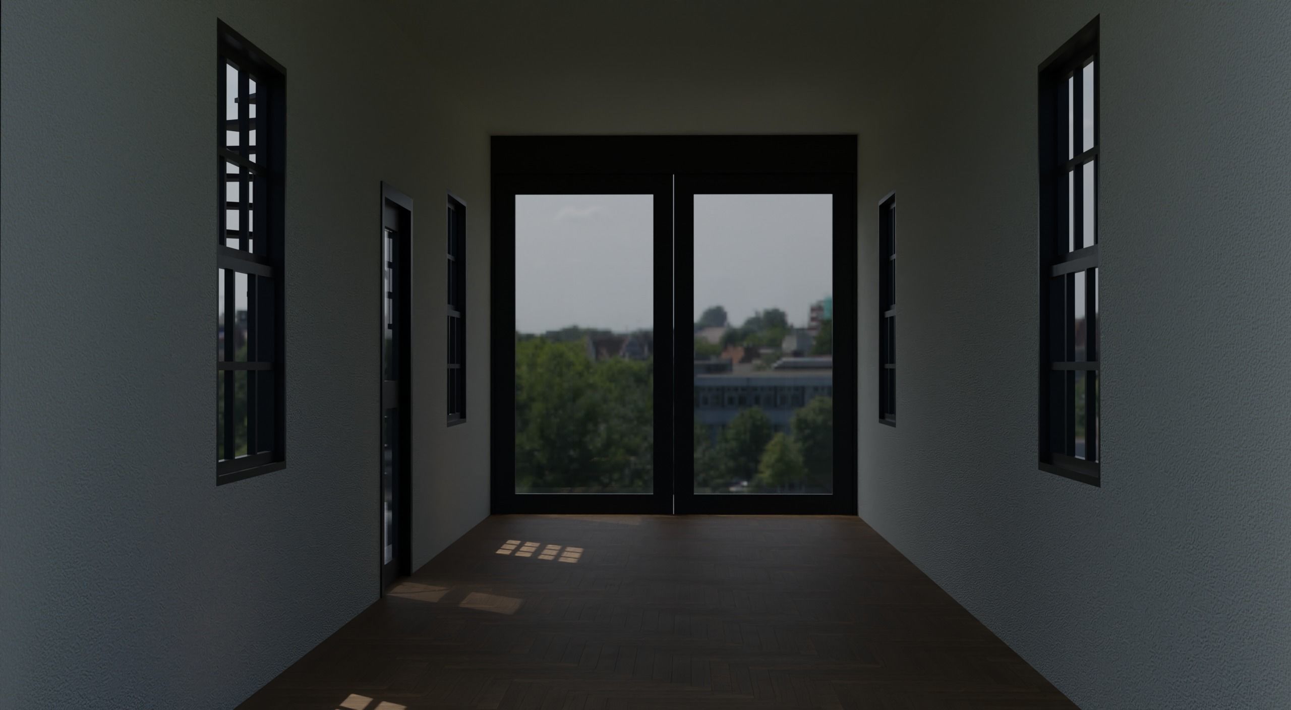 Tiny House Low-poly 3D model_5