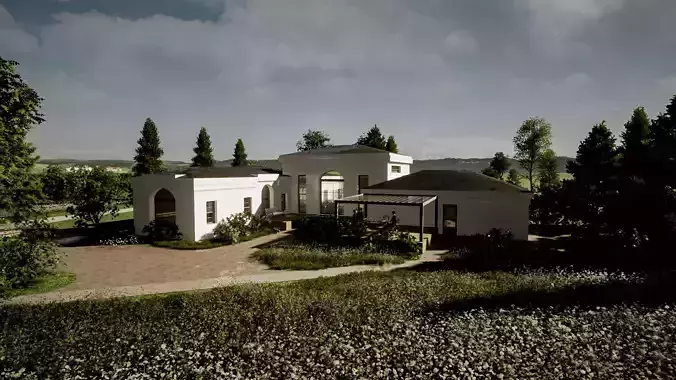 Vila house  Archicad 22  3D model