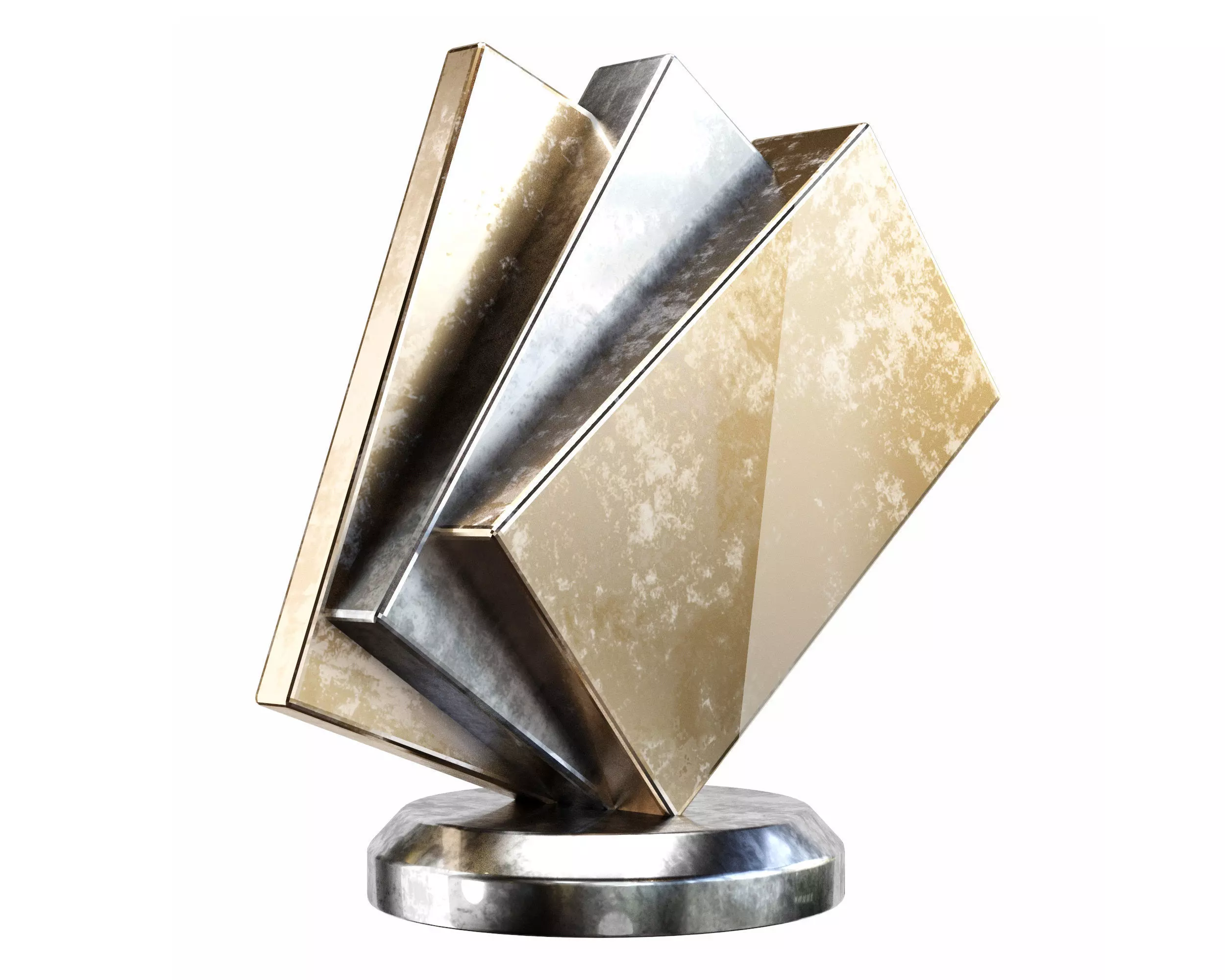 Abstract sculpture AS-007P 3D print model_0