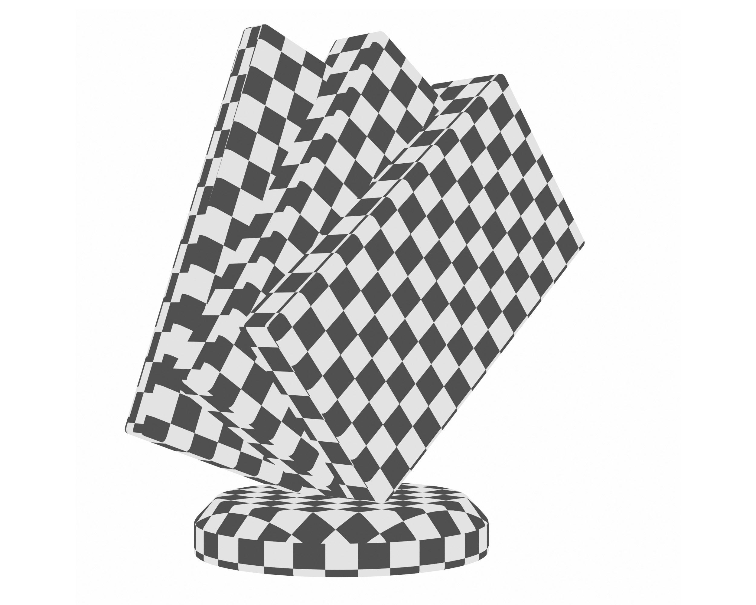 Abstract sculpture AS-007P 3D print model_5