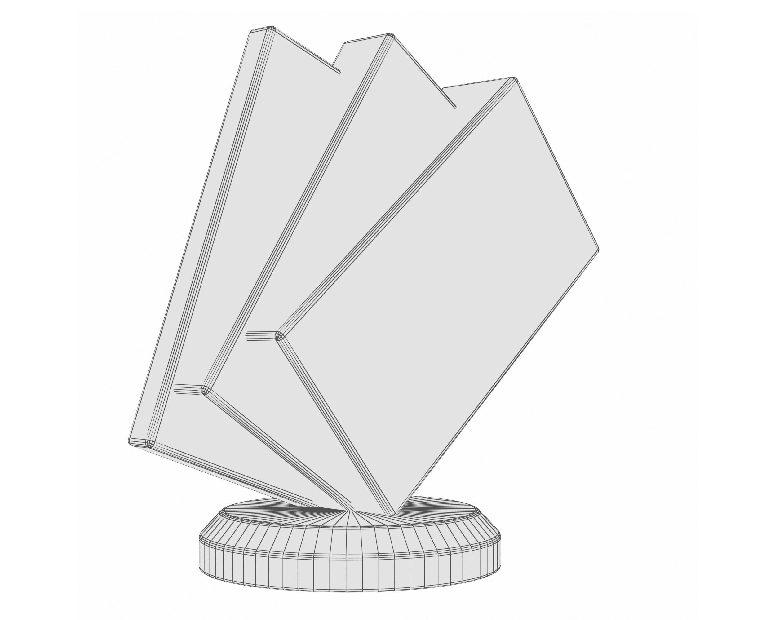 Abstract sculpture AS-007P 3D print model_8