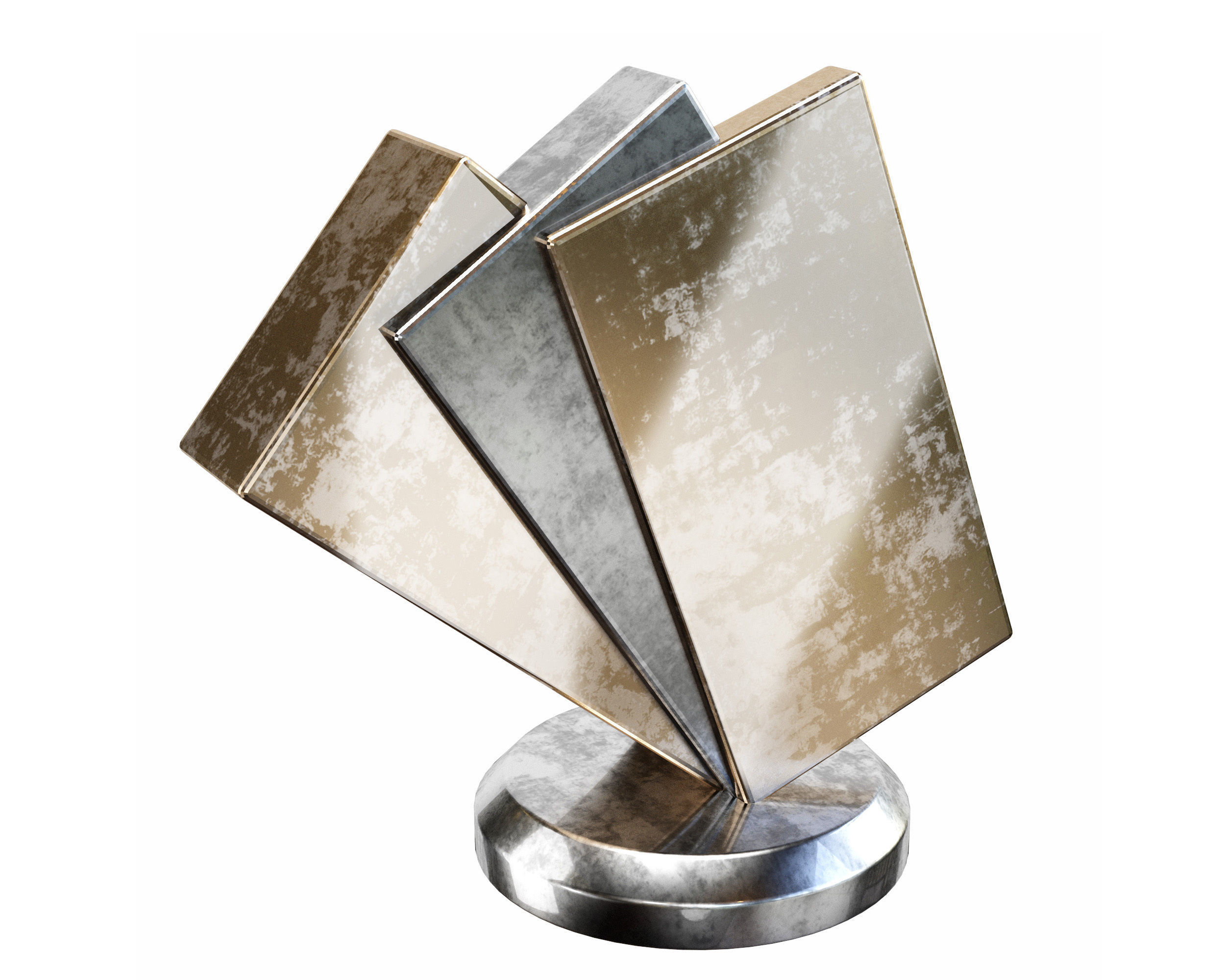 Abstract sculpture AS-007P 3D print model_3