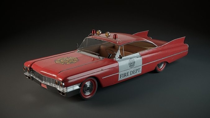 Cadillac Toy Car  Low-poly 3D model Low-poly 3D model