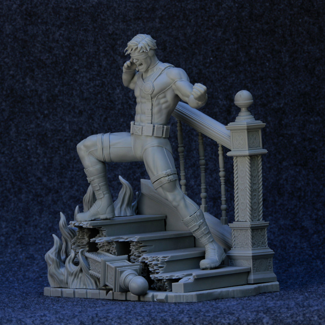 Cyclops X-MEN STL FILE 3D print model_11