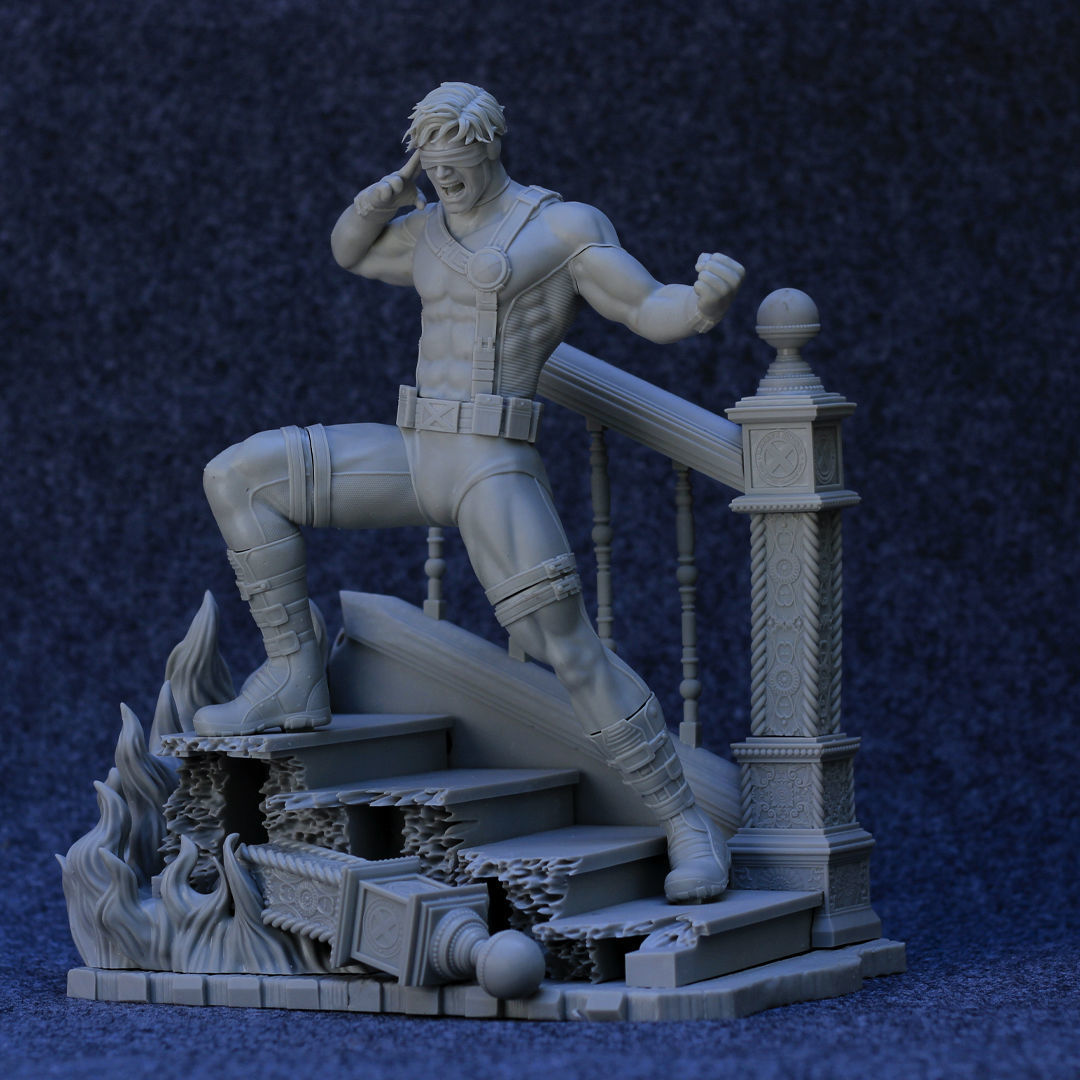 Cyclops X-MEN STL FILE 3D print model_9