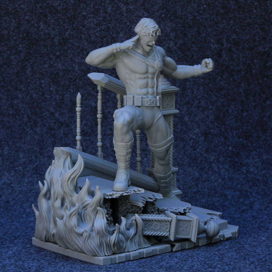 Cyclops X-MEN STL FILE 3D print model_17