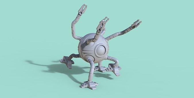 multifunctional robot 3D print model