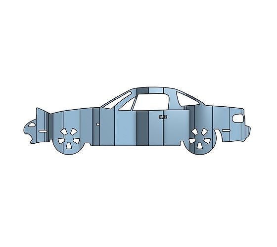 NA Mazda Miata to MX-5 illusion print 3D print model
