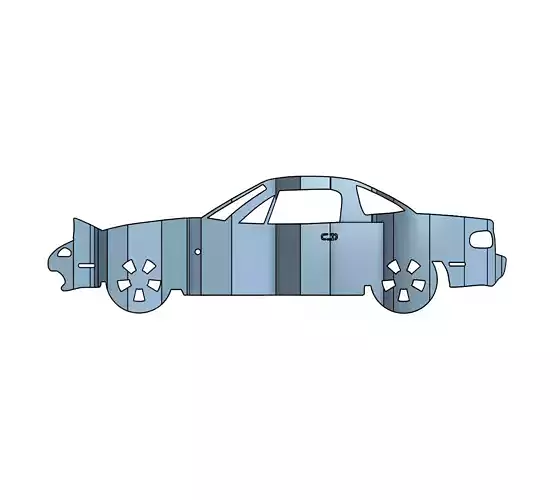 NA Mazda Miata to MX-5 illusion print 3D print model