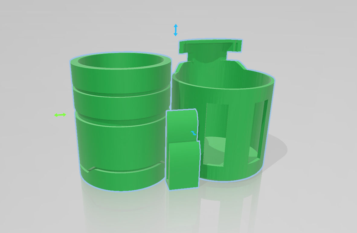 The Batman 2022  Movie Utility Belt Grenade   Pattinson Version 3D print model_1