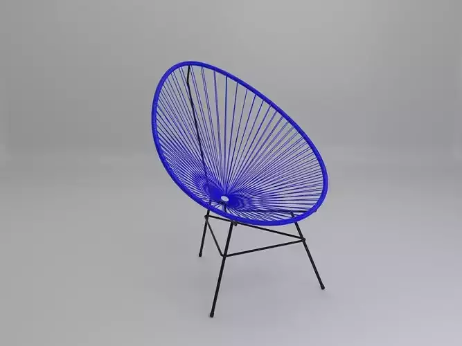 Outdoor Chair - Model Acapulco 3D model