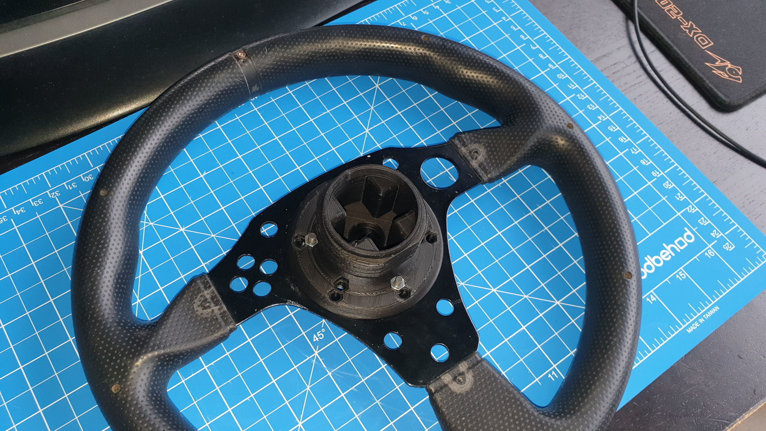 Thrustmaster Compitabile Custom Wheel Adapter 3D print model_3