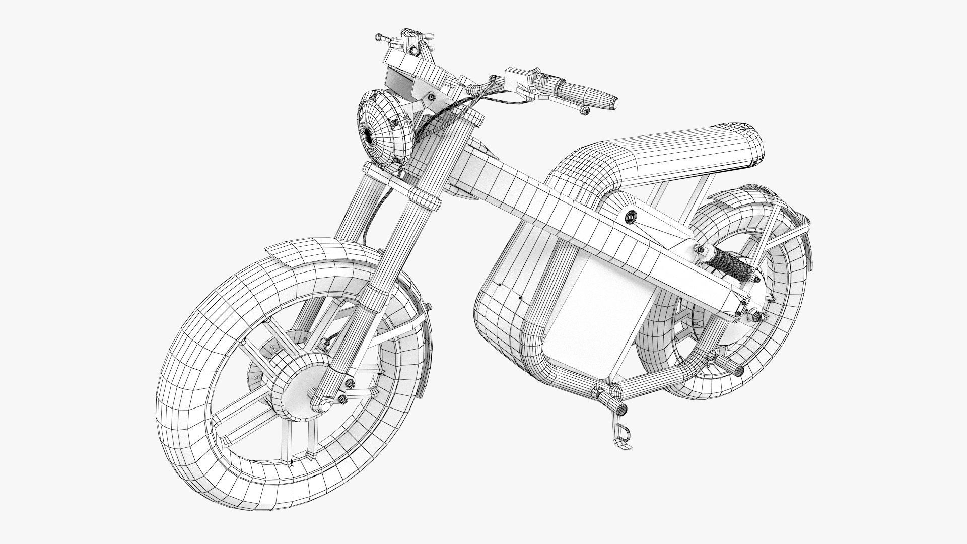 Brekr model B electric bike 3D model_13