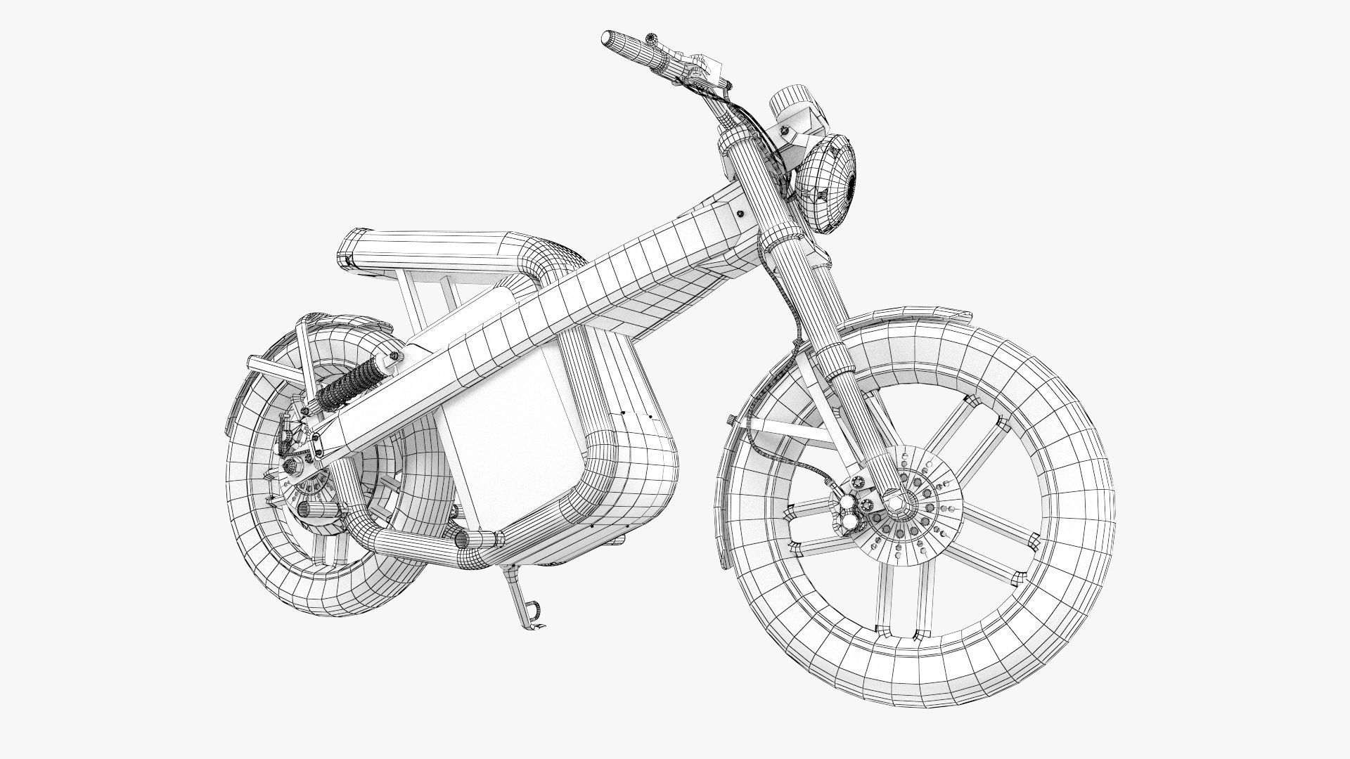 Brekr model B electric bike 3D model_14