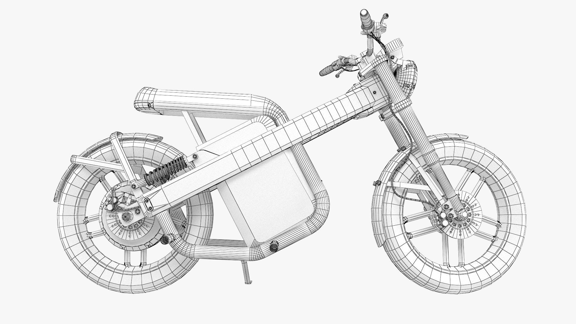 Brekr model B electric bike 3D model_9