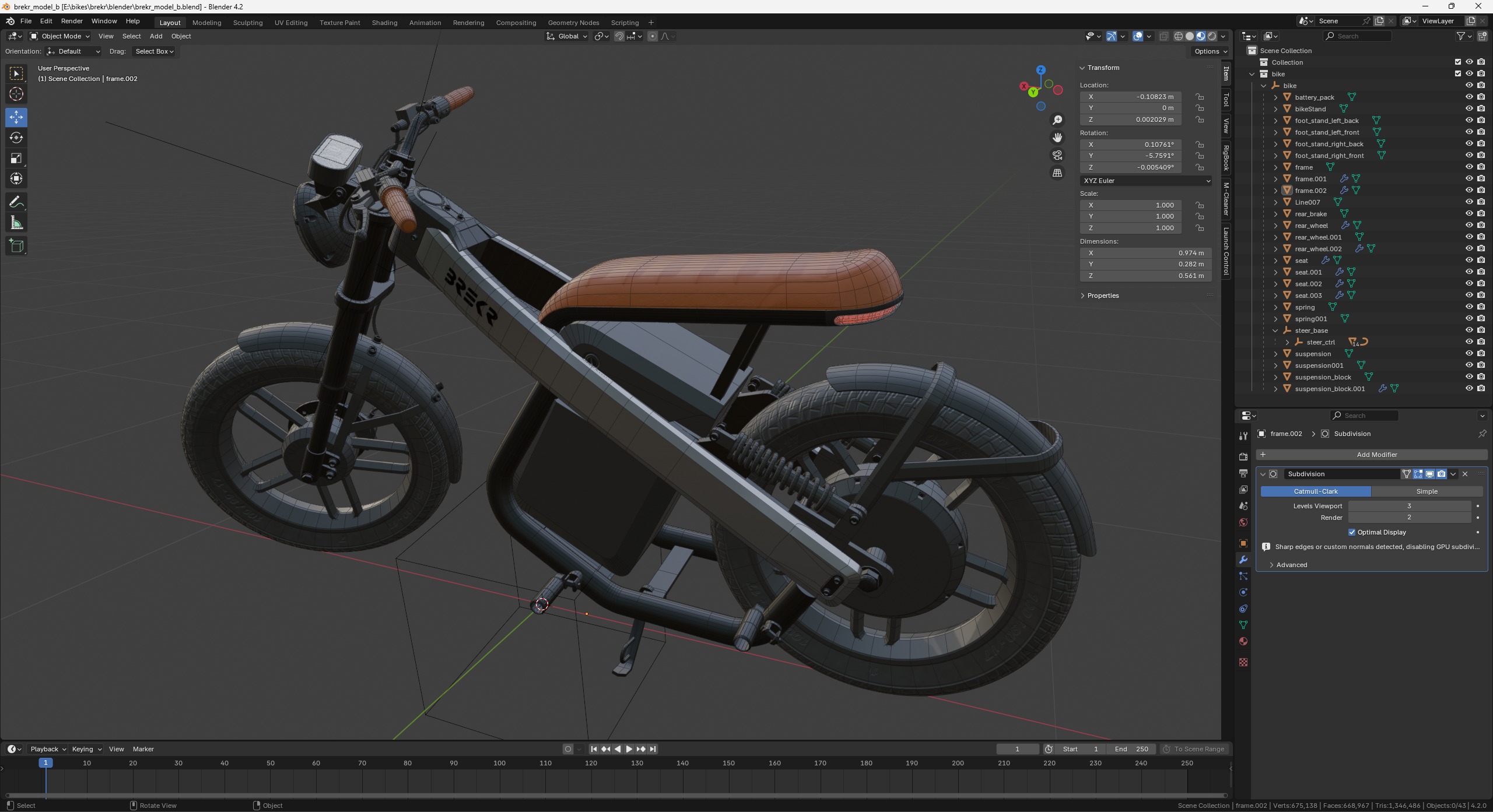 Brekr model B electric bike 3D model_17