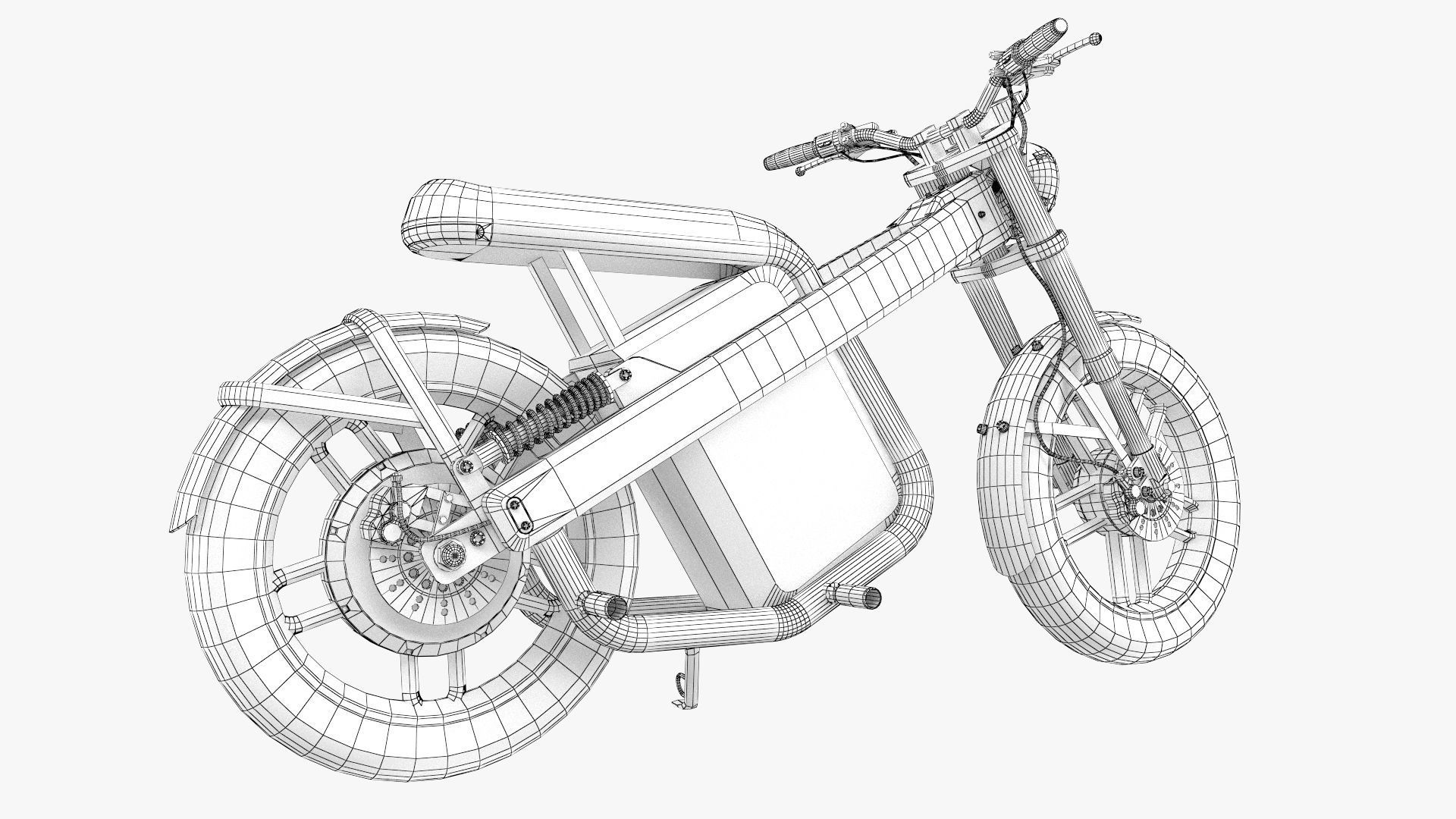 Brekr model B electric bike 3D model_11