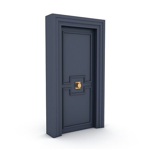 modern door 05 model Low-poly 3D model