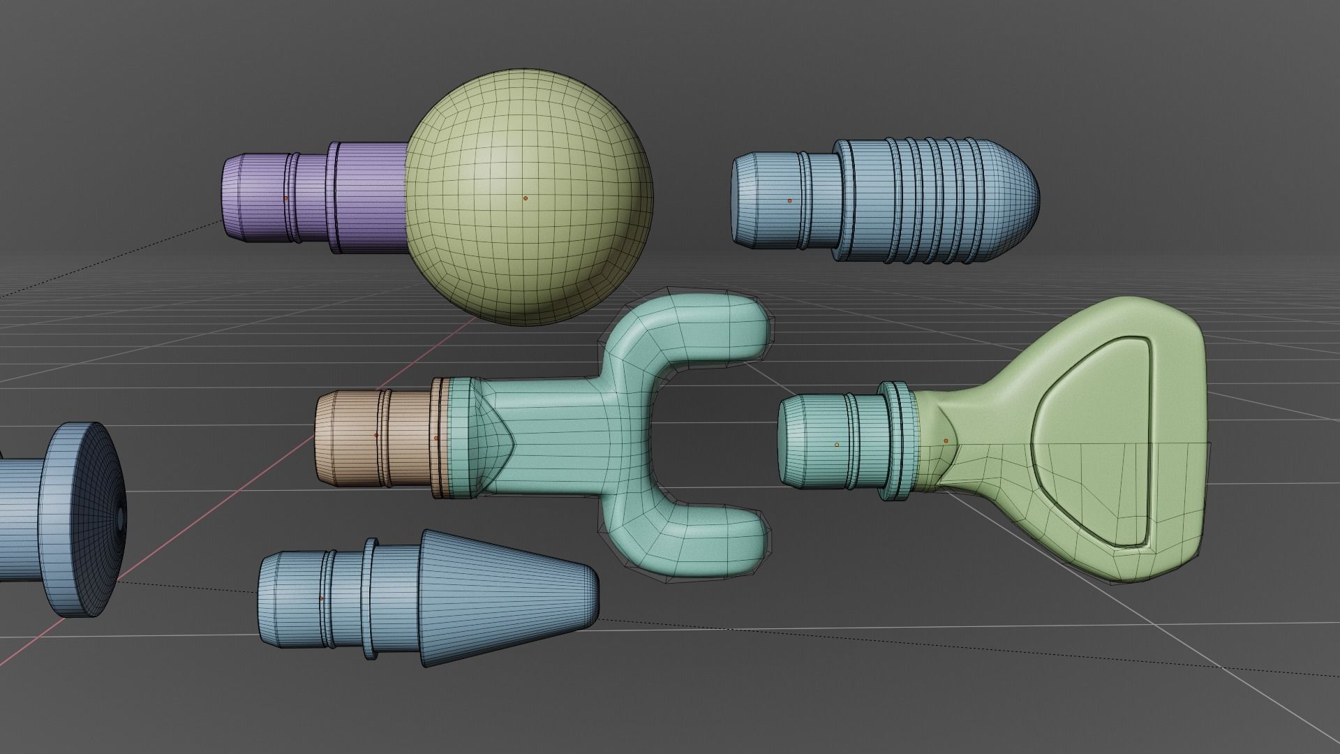 Massage Gun 3D model_6