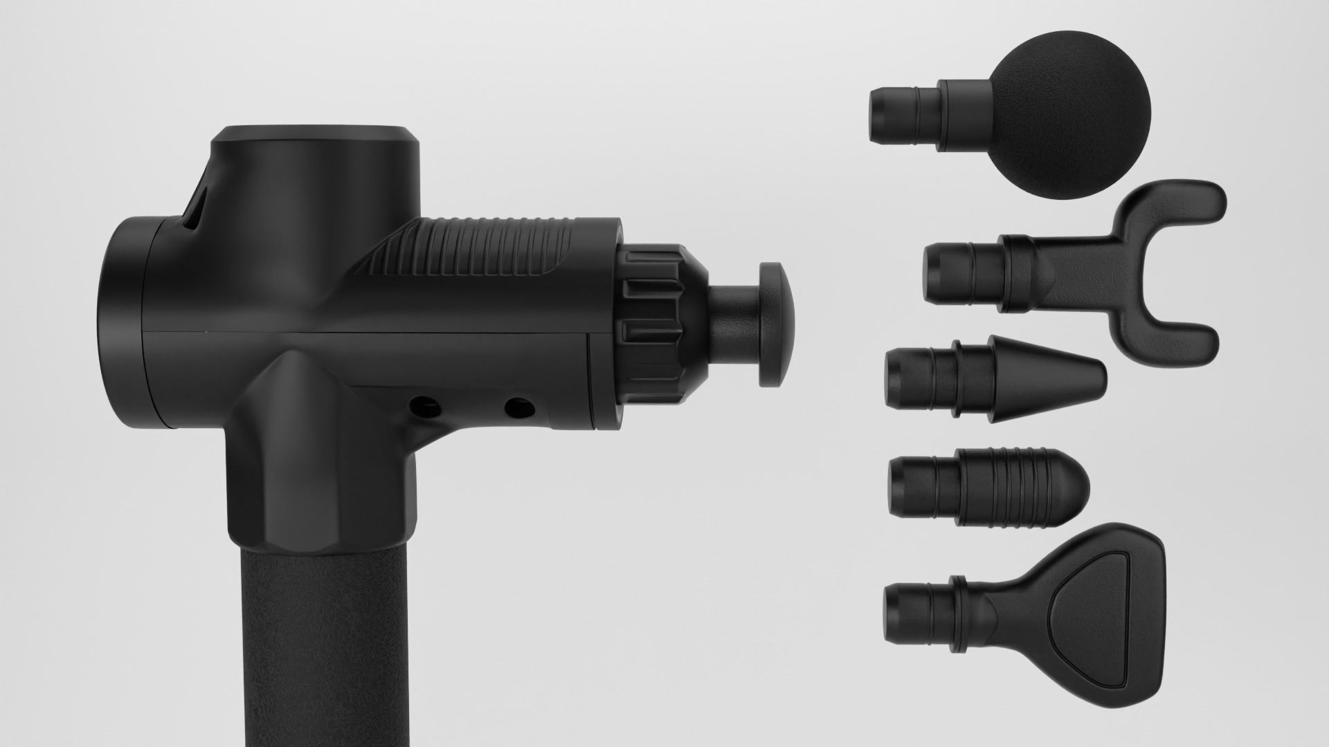 Massage Gun 3D model_1