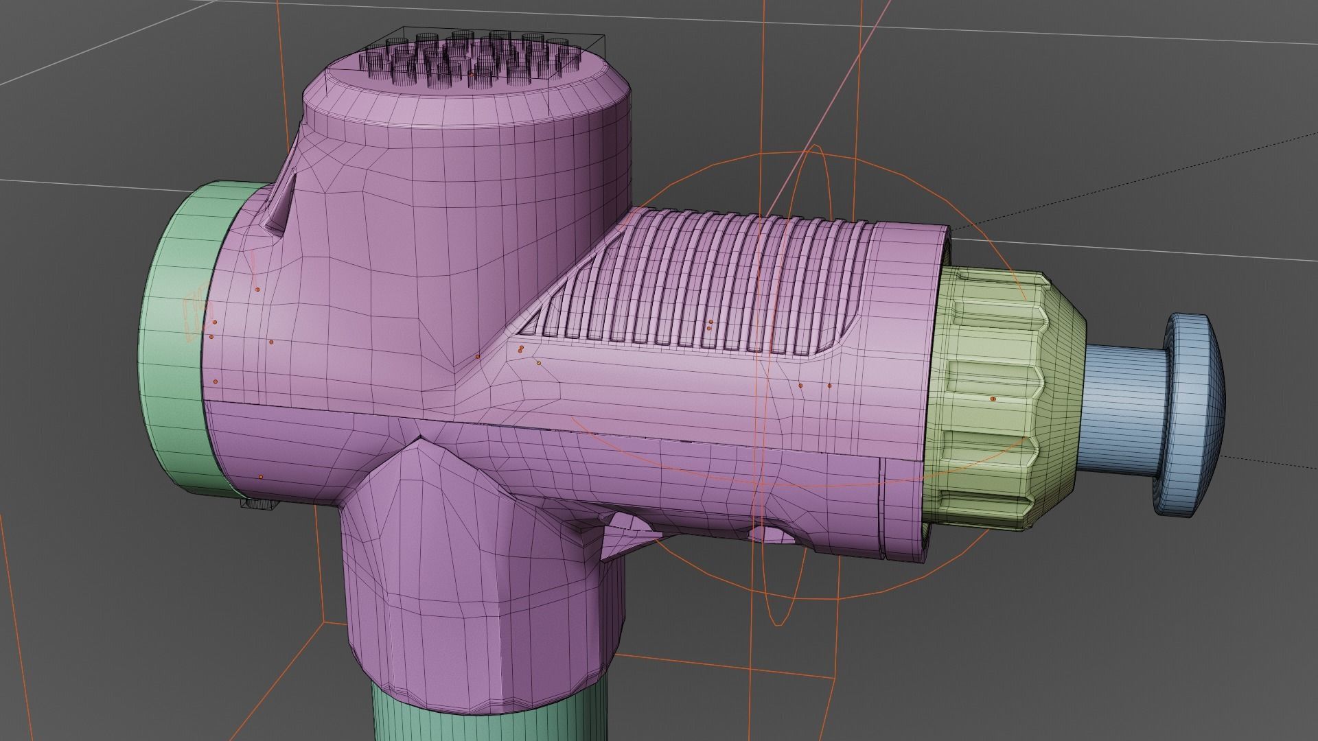 Massage Gun 3D model_5