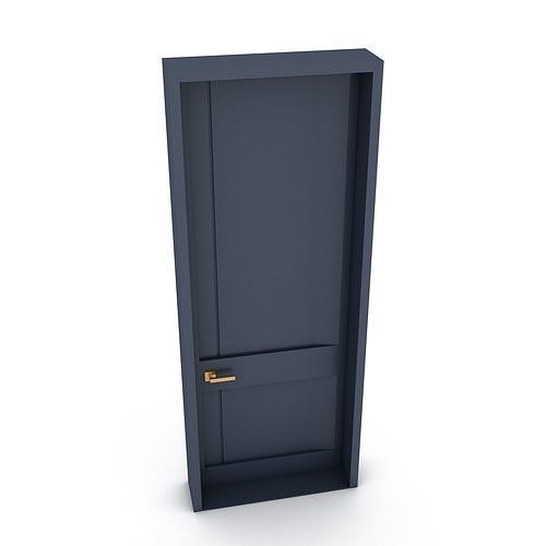 3D modern door 06 model Low-poly 3D model