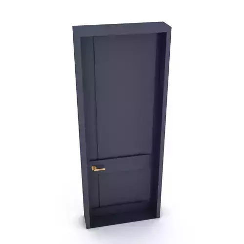 3D modern door 06 model Low-poly 3D model