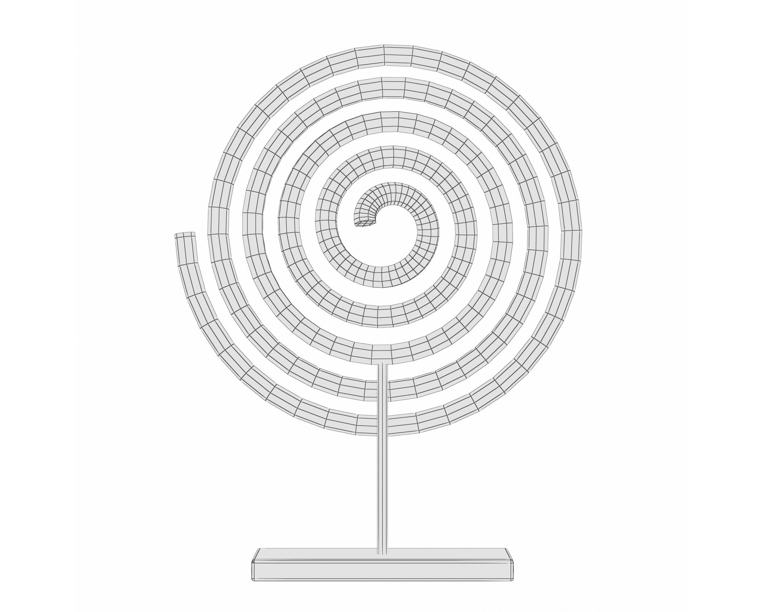 Abstract sculpture AS-008P 3D print model_7