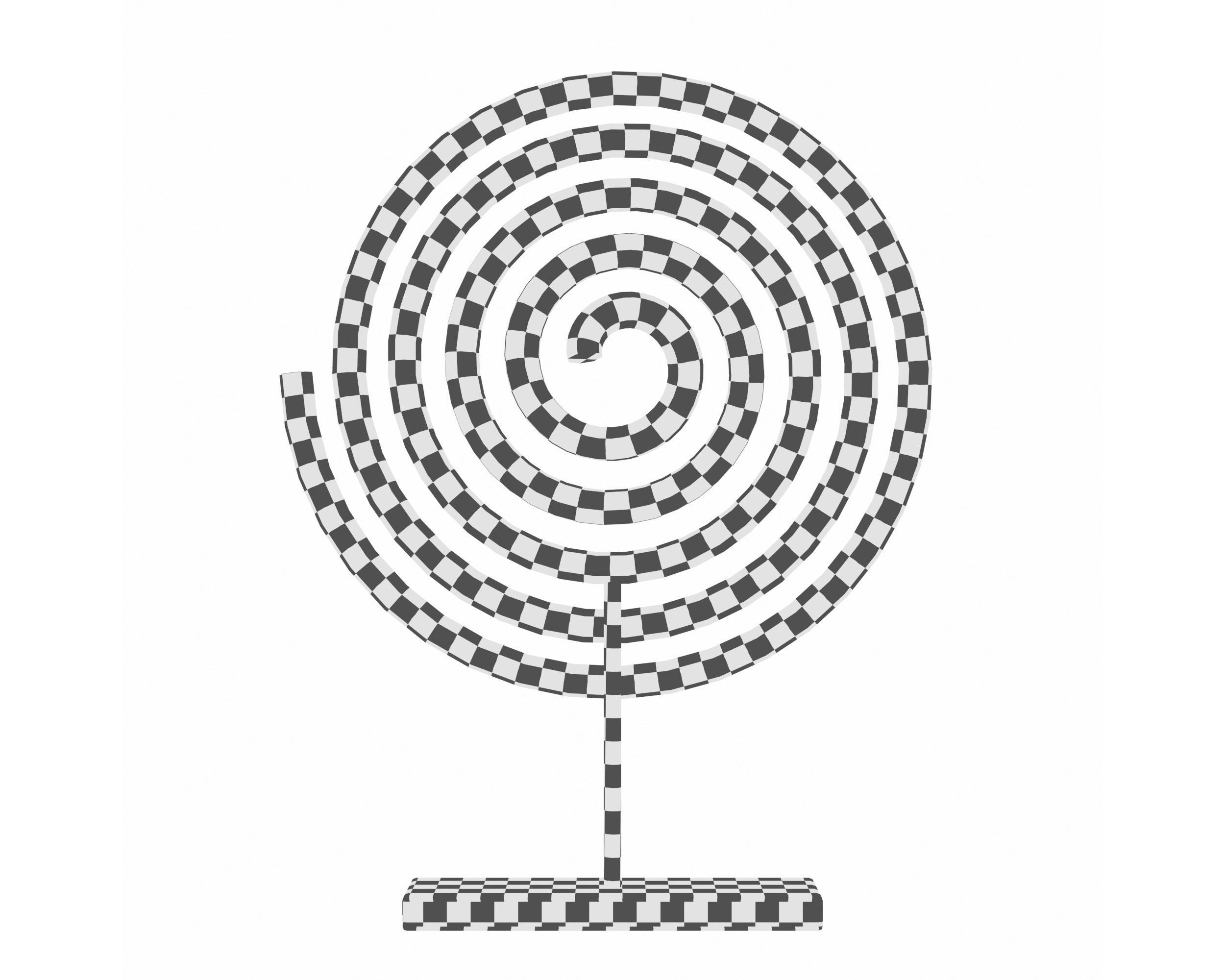 Abstract sculpture AS-008P 3D print model_4