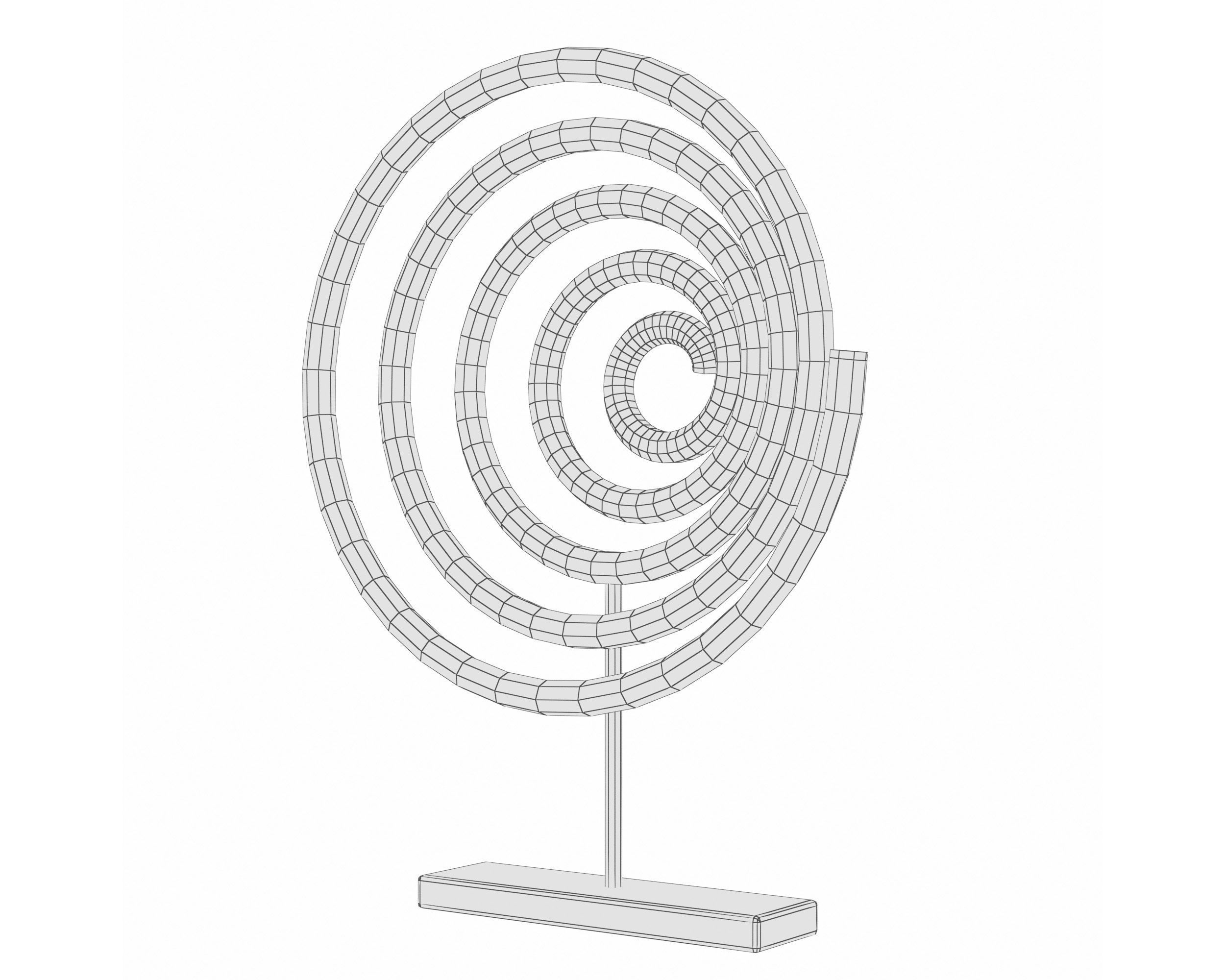 Abstract sculpture AS-008P 3D print model_9