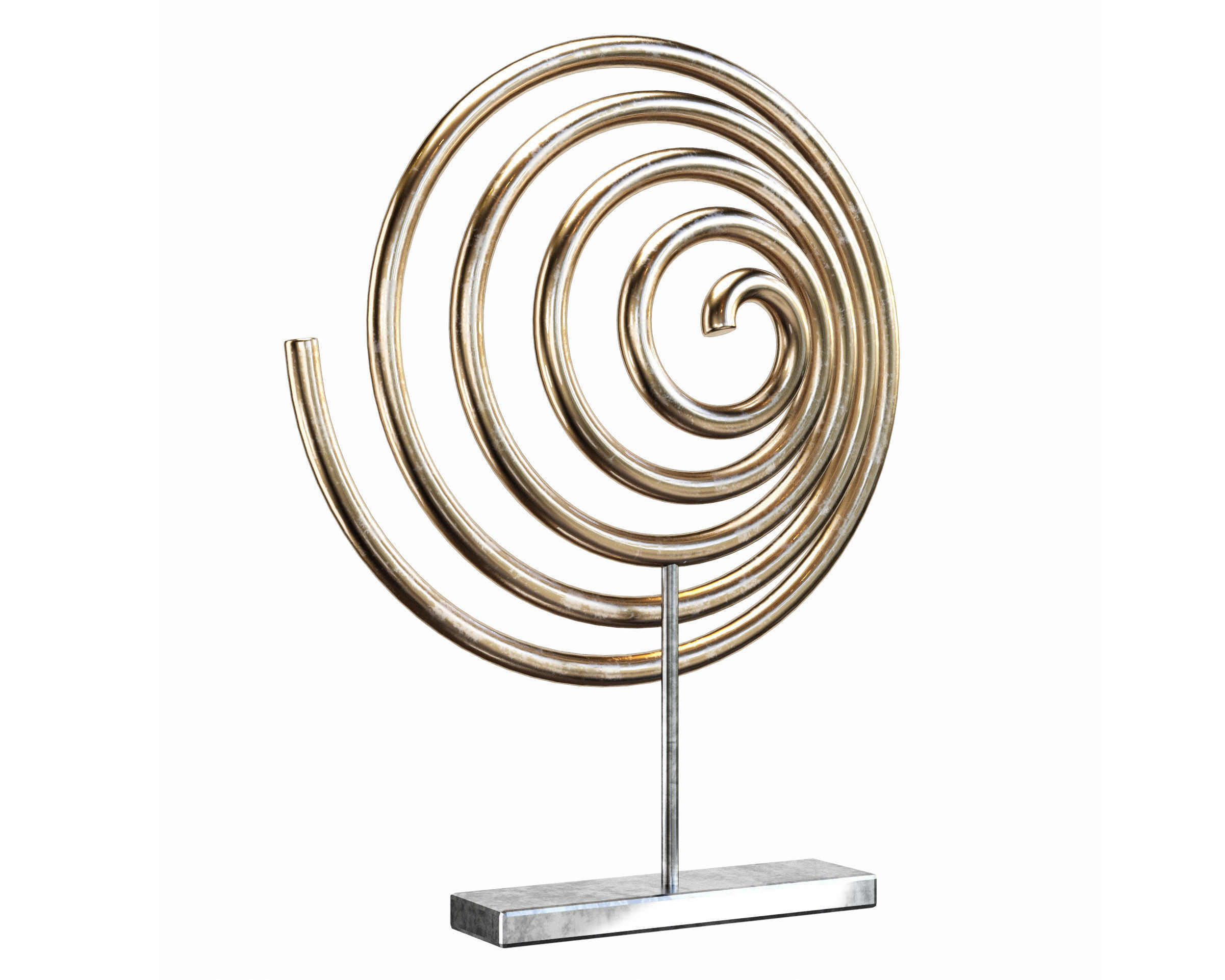 Abstract sculpture AS-008P 3D print model_3