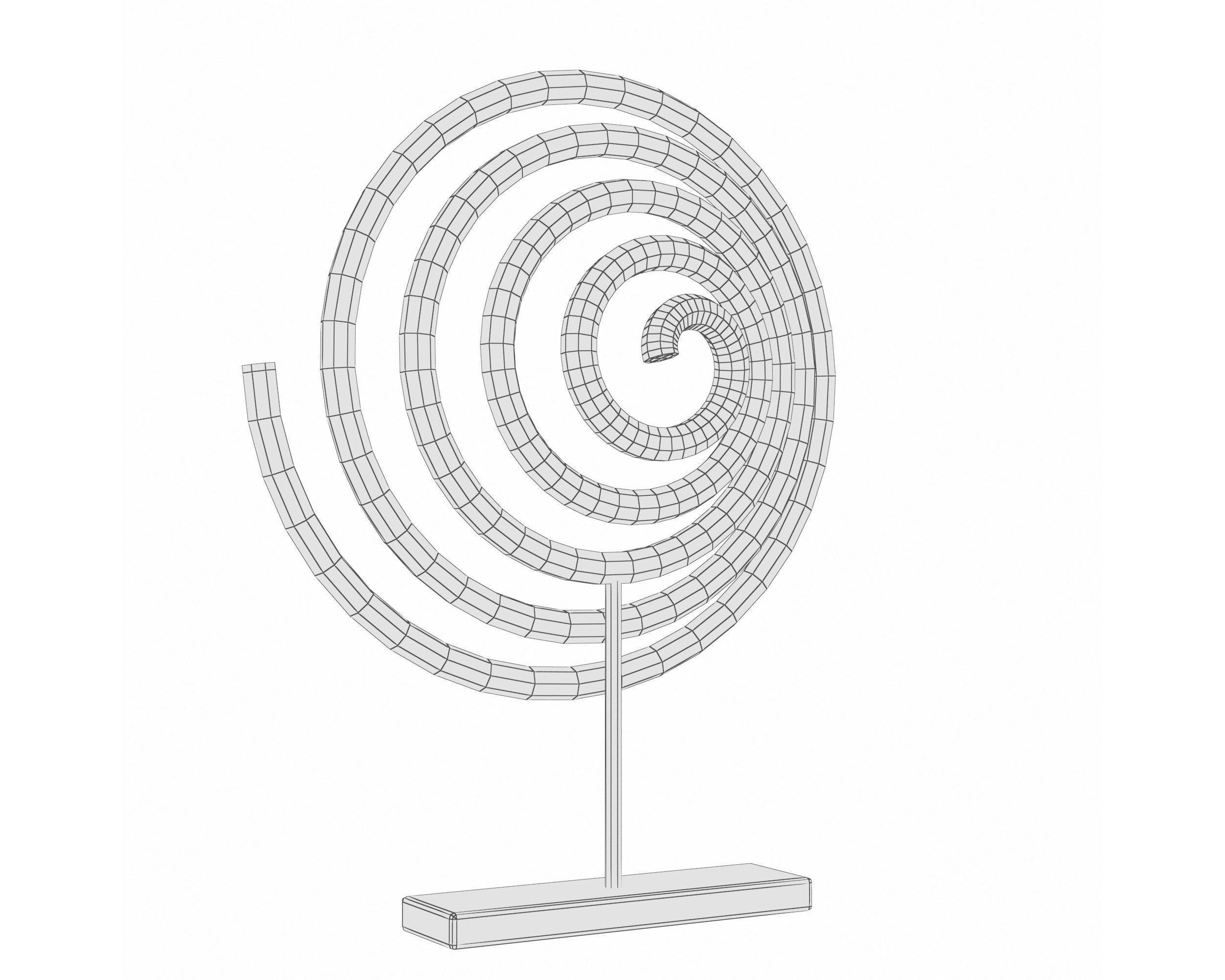 Abstract sculpture AS-008P 3D print model_8