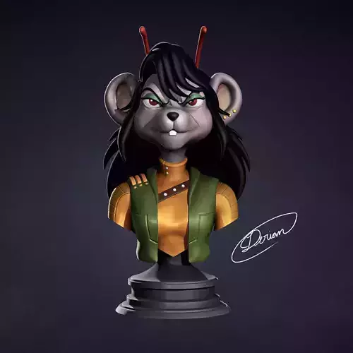 Biker Mice from Mars Collection - Carbine 3D print model