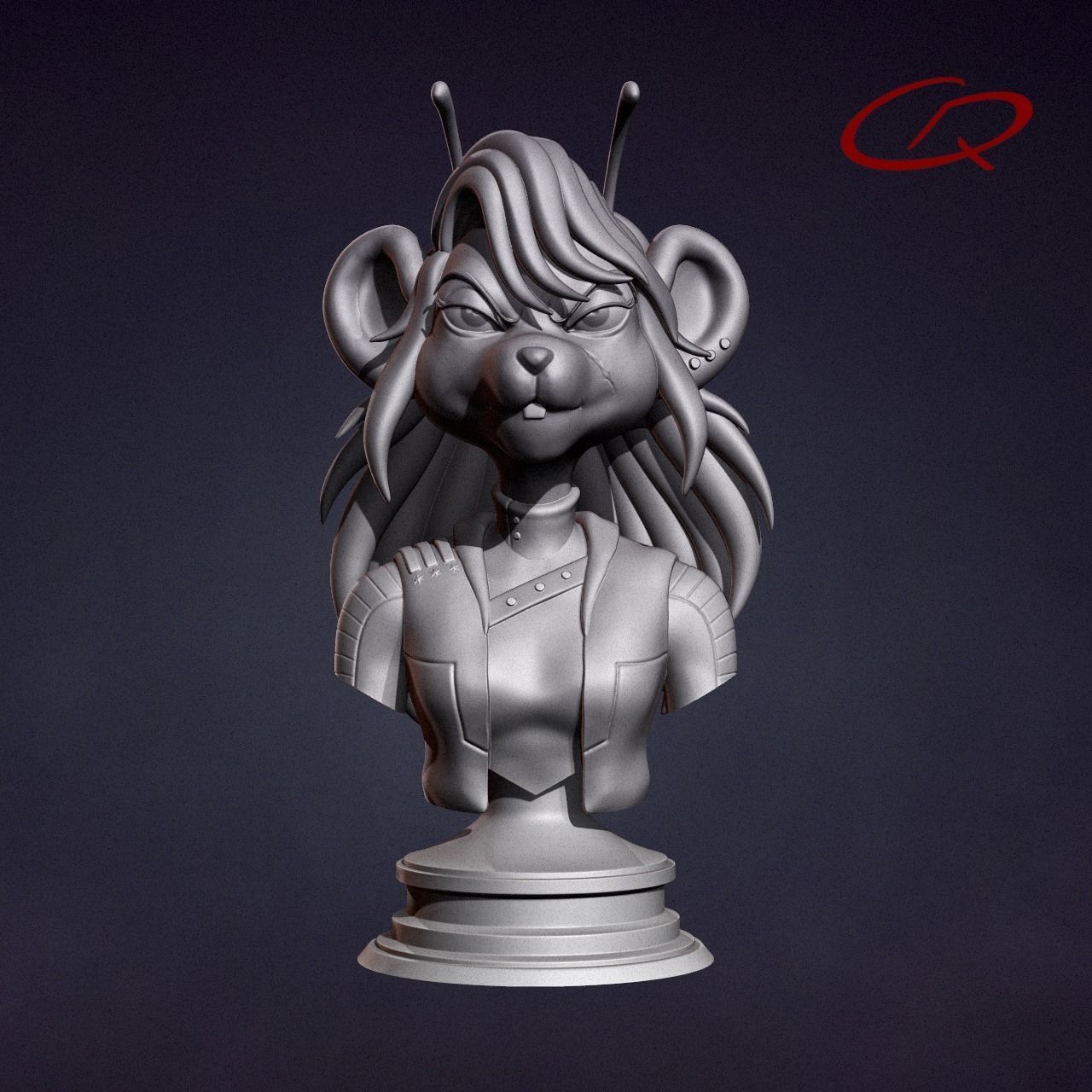 Biker Mice from Mars Collection - Carbine 3D print model_1