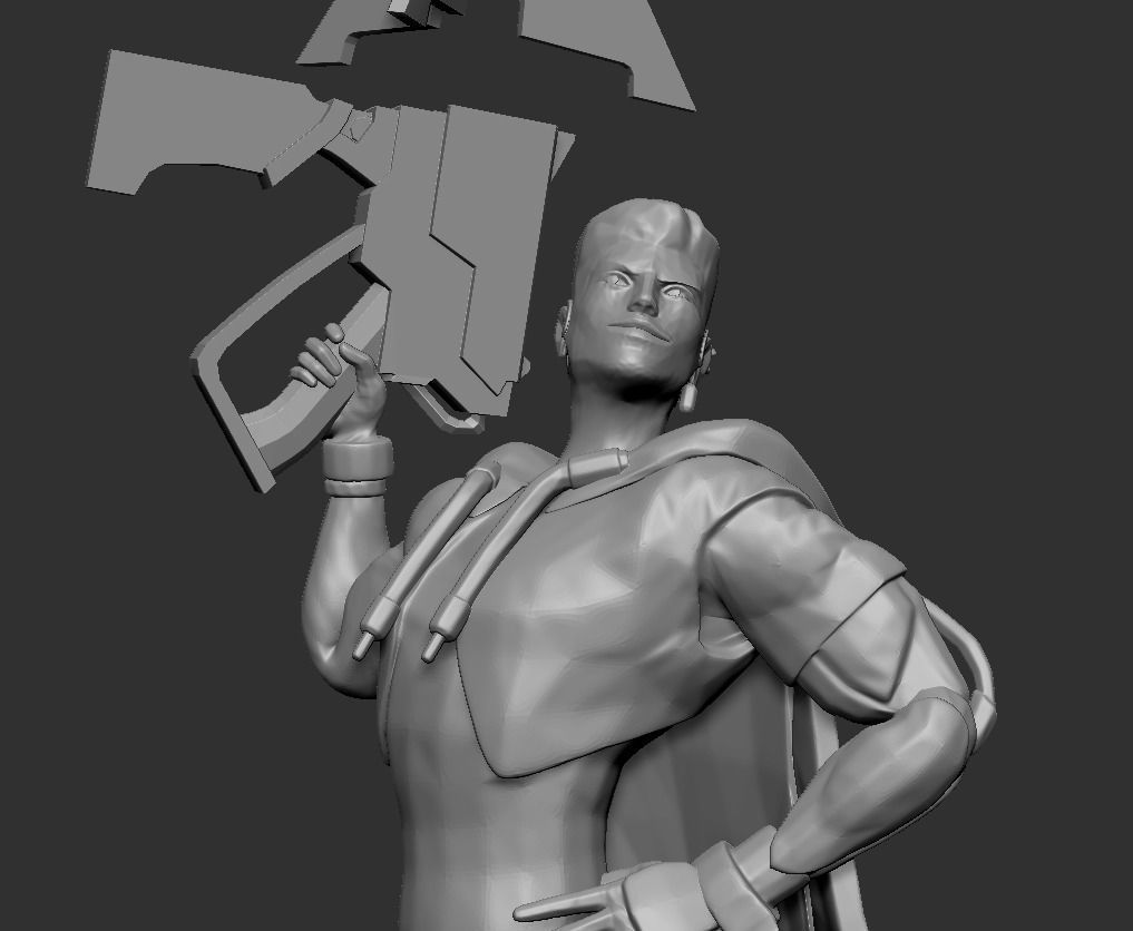 Akshan Cyber Pop - League of Legends 3D print model_3